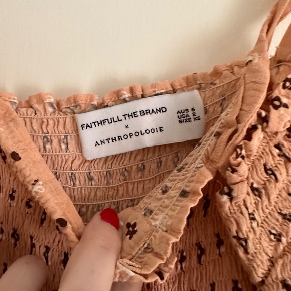 Faithful the brand x Anthropologie jumpsuit with tie waist - Picture 3 of 4